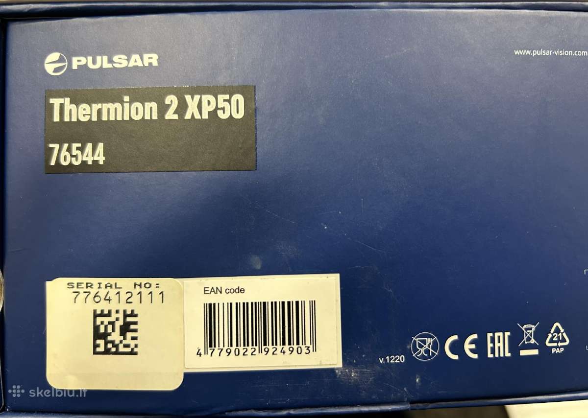 Parduodu mažai naudota Pulsar thermion 2xp-50 - nuotraukos Nr. 7