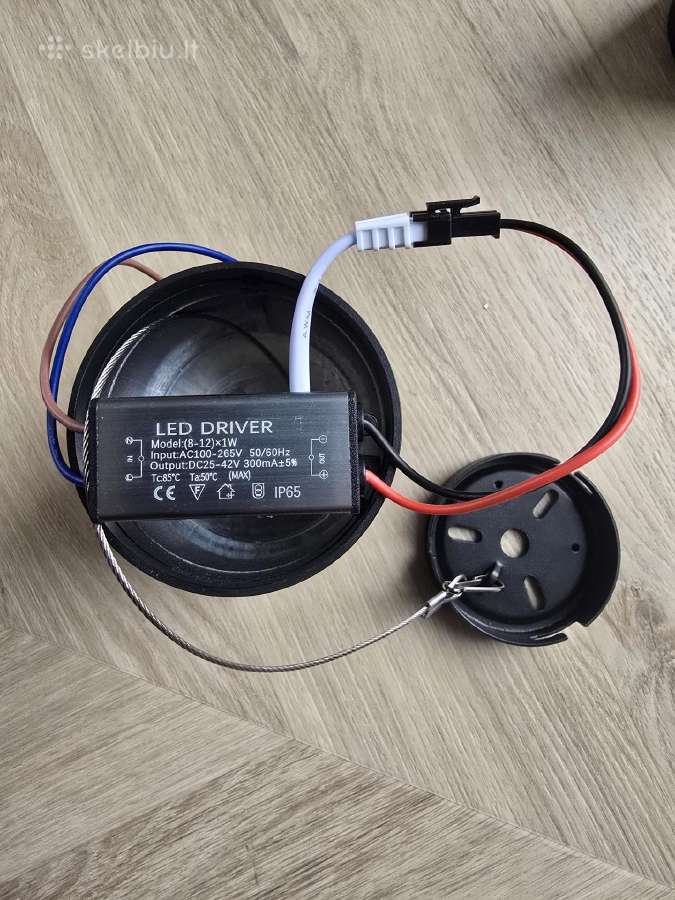 Nauji Ip65 12w 4000k LED šviestuvai (3vnt) - nuotraukos Nr. 5