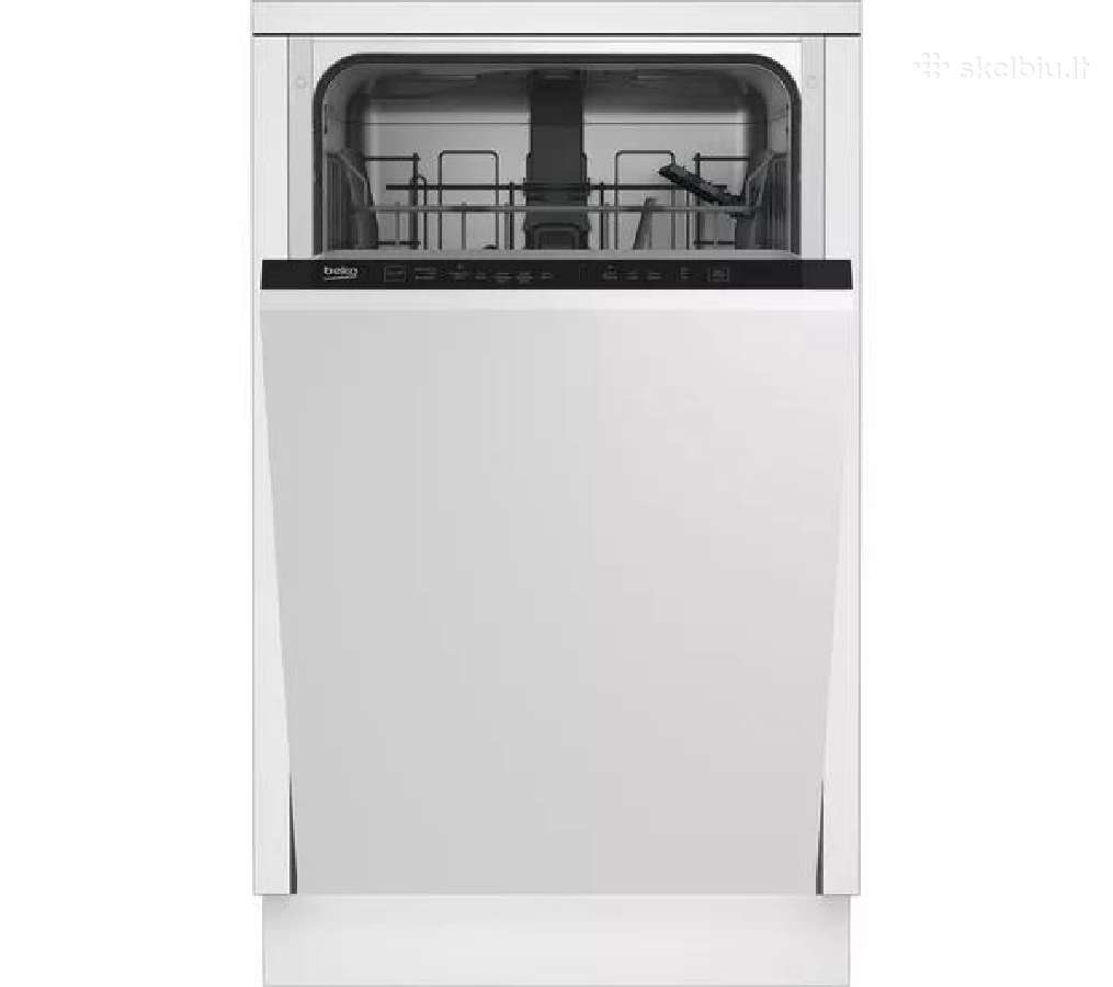 Beko Dis15020 Slimline pilnai integruota indaplove
