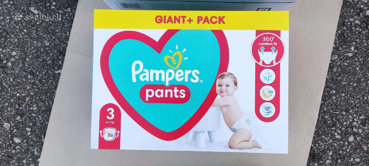 Parduodu sauskelnes Pampers
