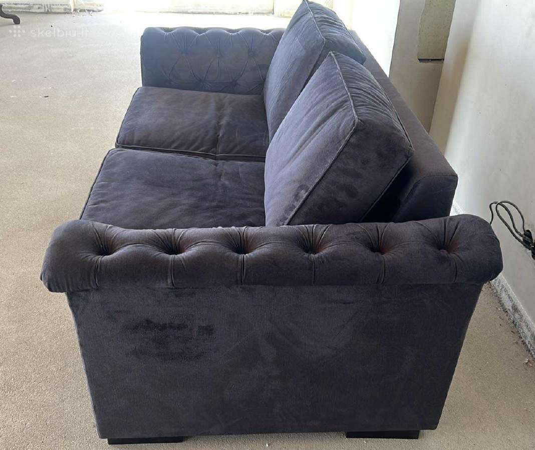Parduodama klasikinė dvivietė sofa - nuotraukos Nr. 5