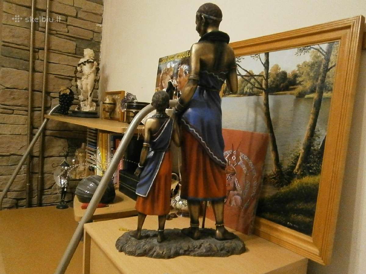 Afrikietiška skulptūra - nuotraukos Nr. 3