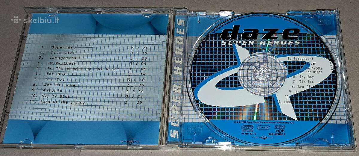 Daze – Super Heroes (Audio CD) - nuotraukos Nr. 3