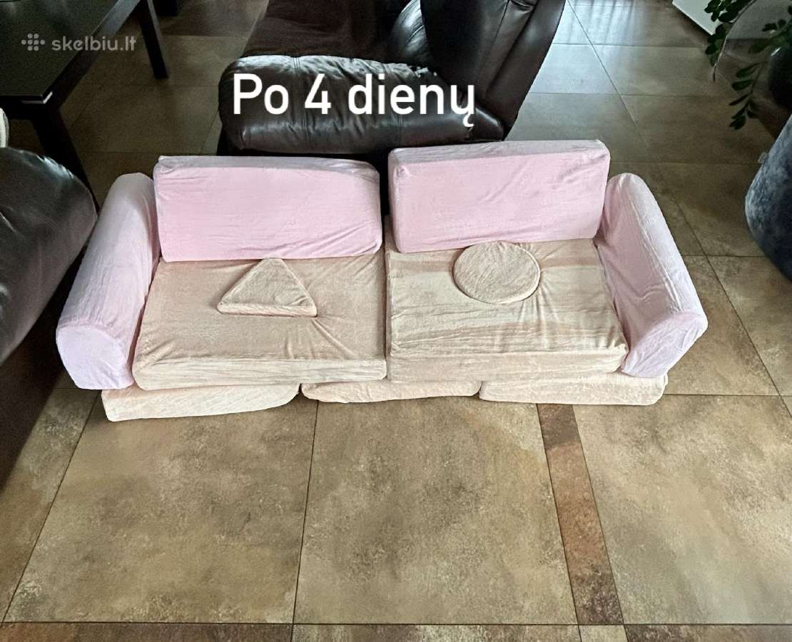 Vaikiška modulinė sofa - nuotraukos Nr. 3