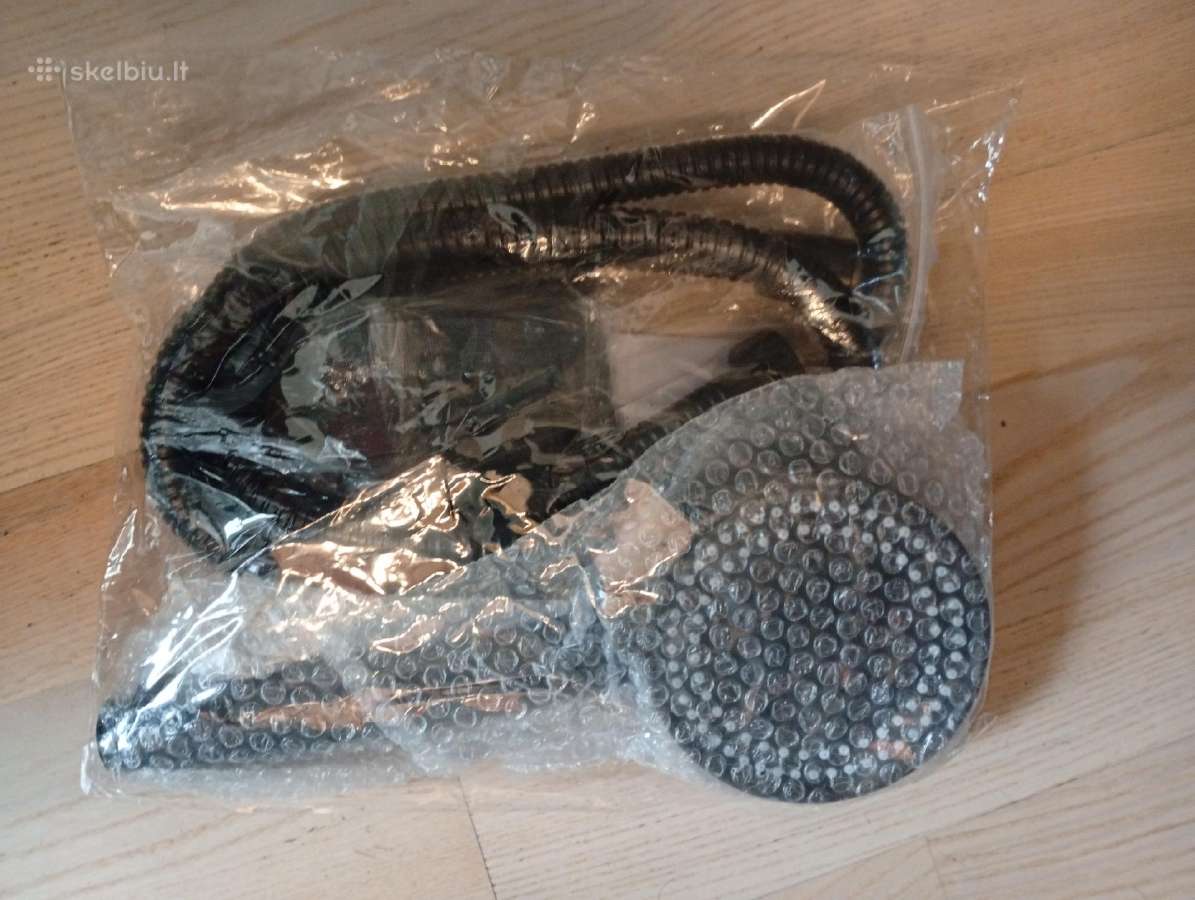 Duso rinkinys: galva, slanga ir laikiklis