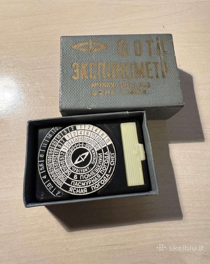 Fotoekspozimetras „leningrad“ art. 082a703