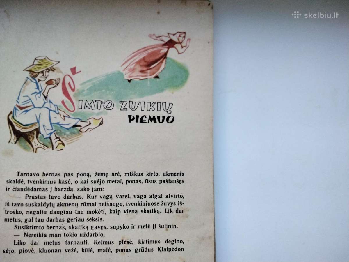 Šimto zuikių piemuo. Lietuvišk pasakos.1959 m. lei - nuotraukos Nr. 4