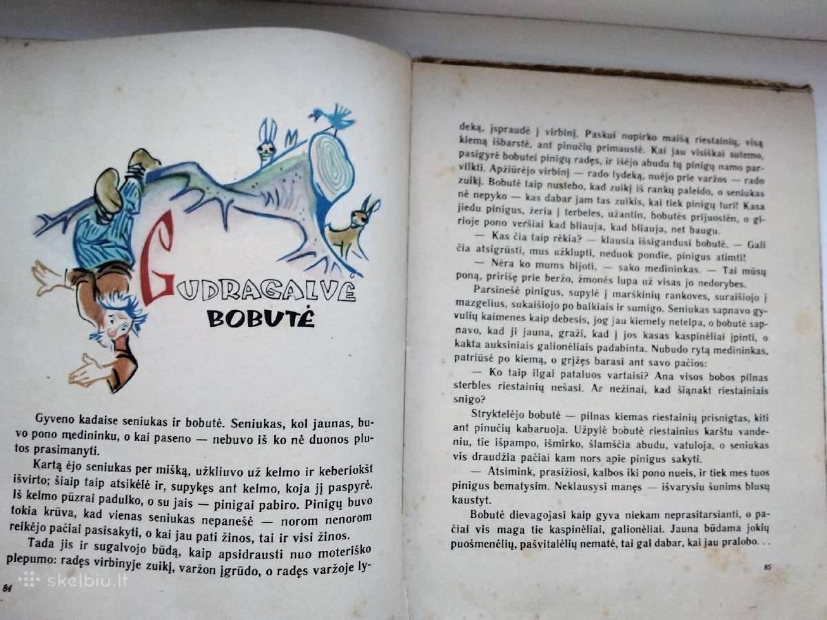 Šimto zuikių piemuo. Lietuvišk pasakos.1959 m. lei - nuotraukos Nr. 23