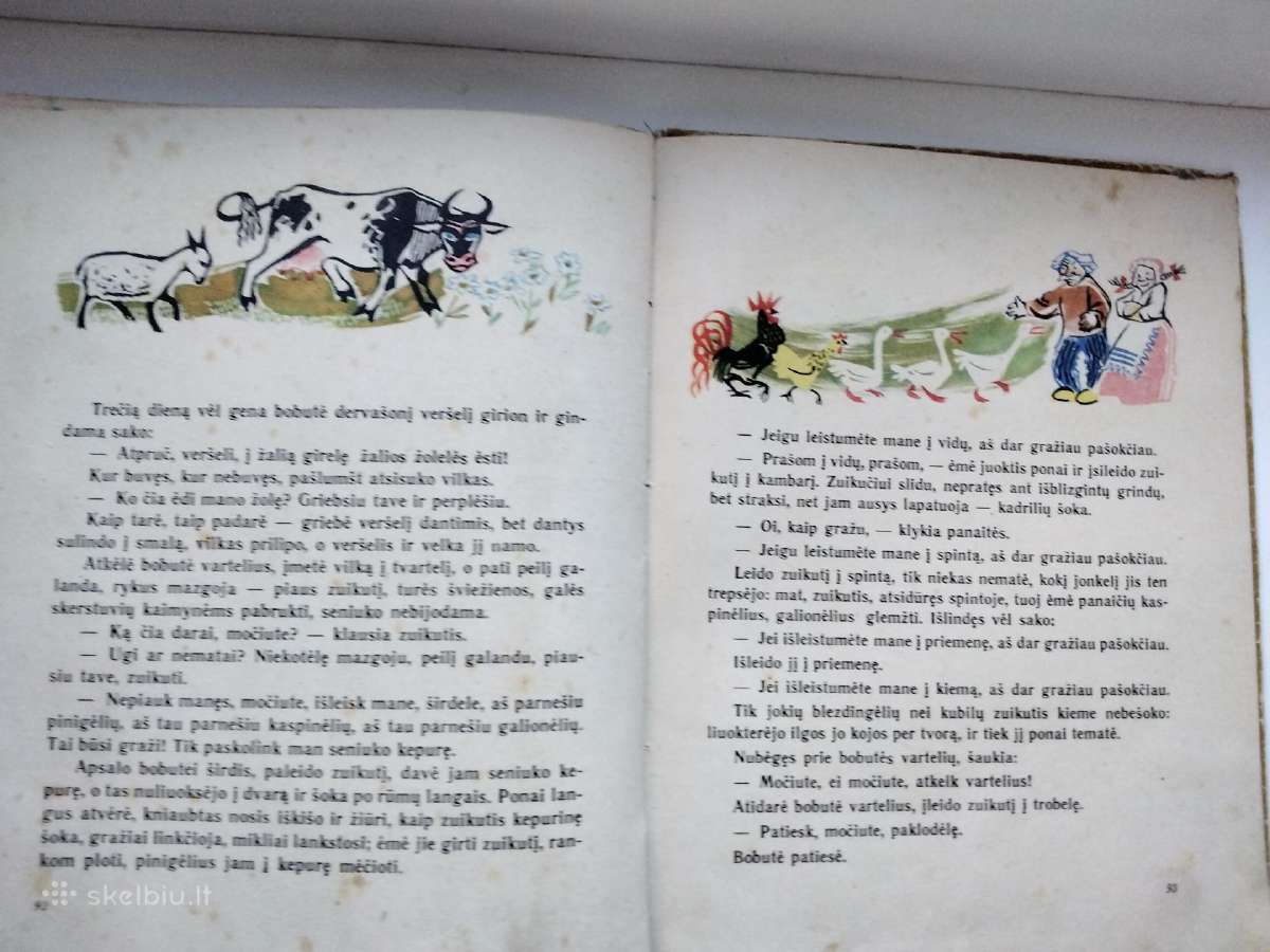 Šimto zuikių piemuo. Lietuvišk pasakos.1959 m. lei - nuotraukos Nr. 25