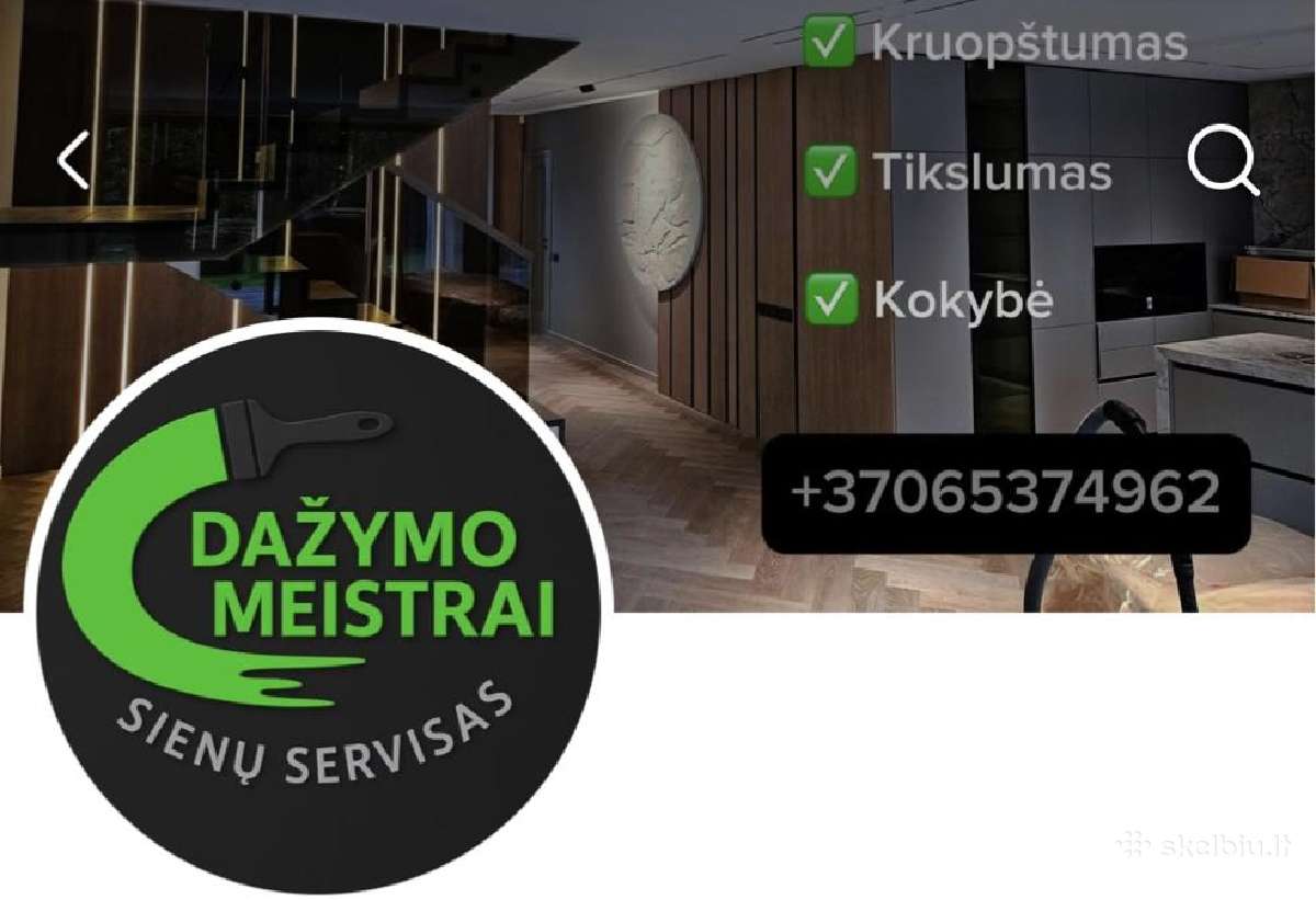 Vidaus apdailos darbai