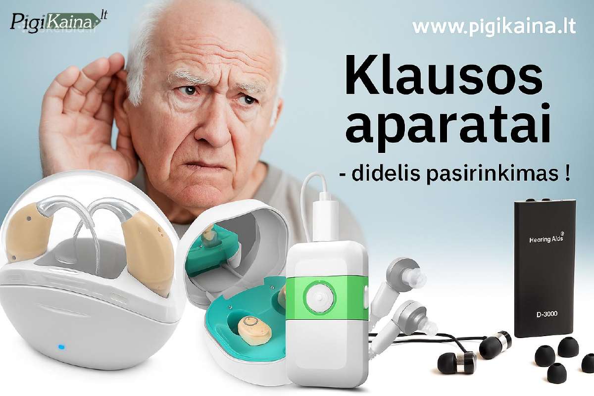 Naujas kišeninis klausos aparatas V99