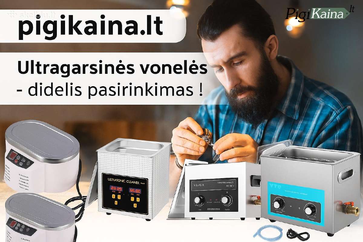 Daug modelių! ultragarsine vonele 2l,3l,6l,10l