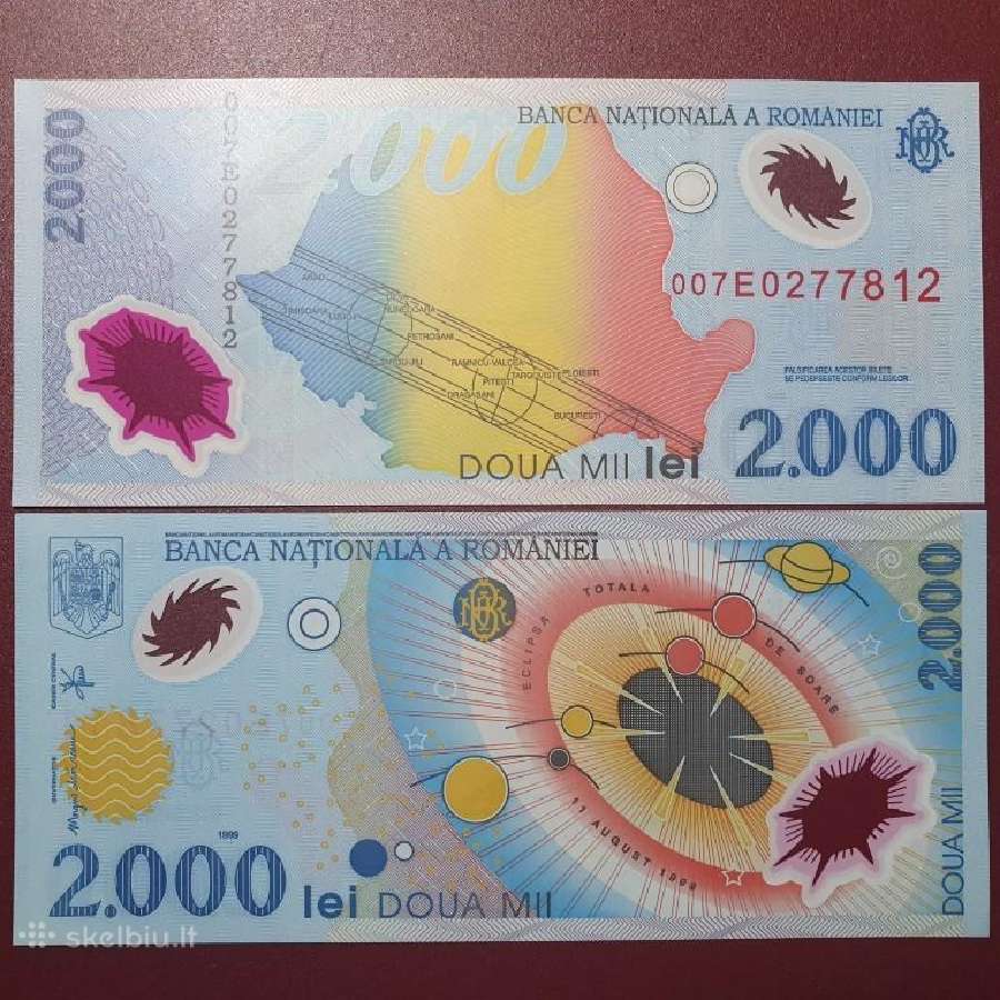 Rumunija 2000 Lei, 1999 P-111a
