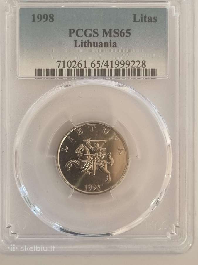 1998 1 Litas - nuotraukos Nr. 2