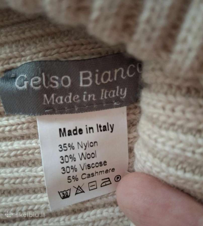 Made in Italy kepurė su vilna ir kašmyru - nuotraukos Nr. 2