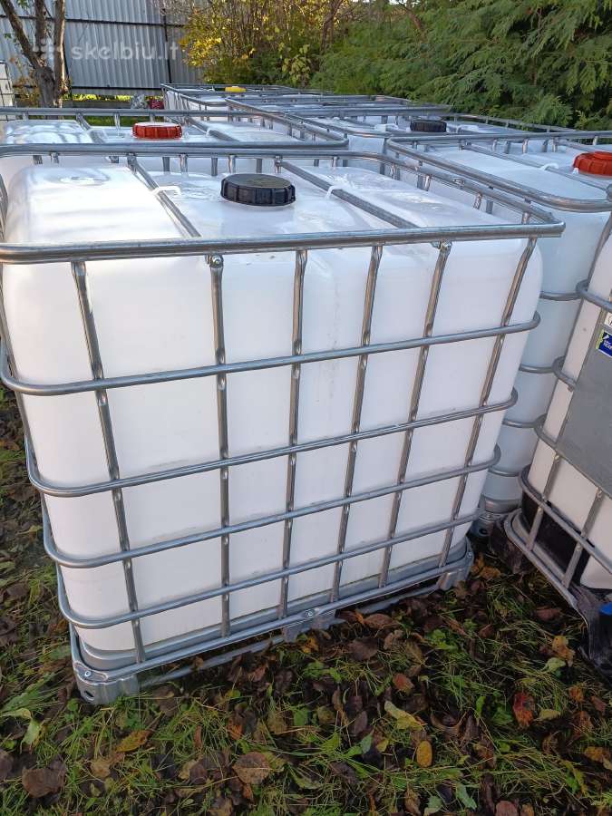 1000l. Talpos talpykla. Bačka. Ibc. Kontaineris - nuotraukos Nr. 4