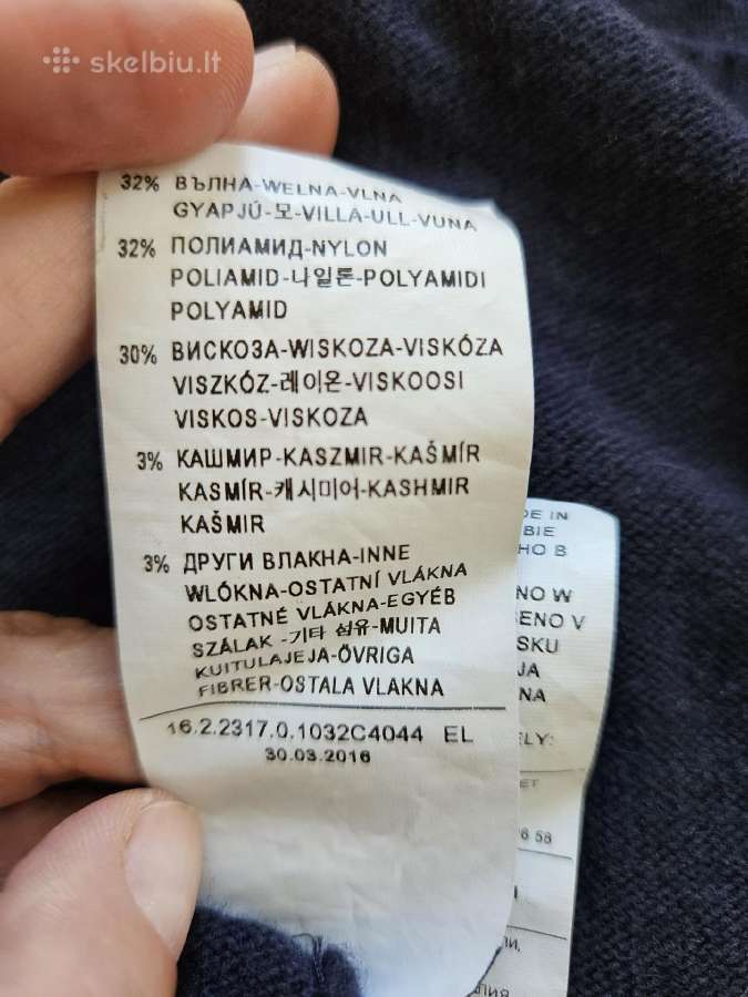 Benetton liemenė su lana vilna ir kašmyru - nuotraukos Nr. 5