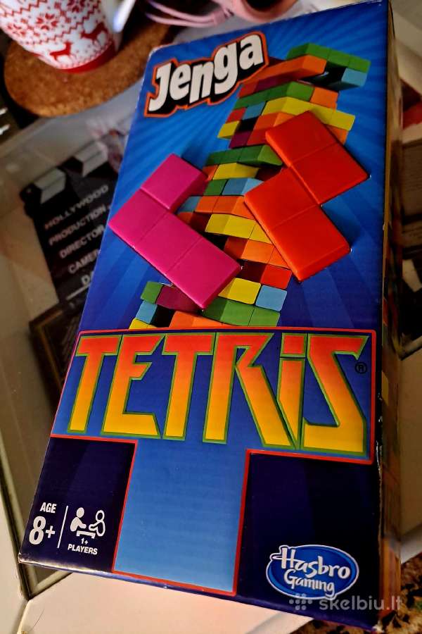 Jenga Tetris stalo žaidimas