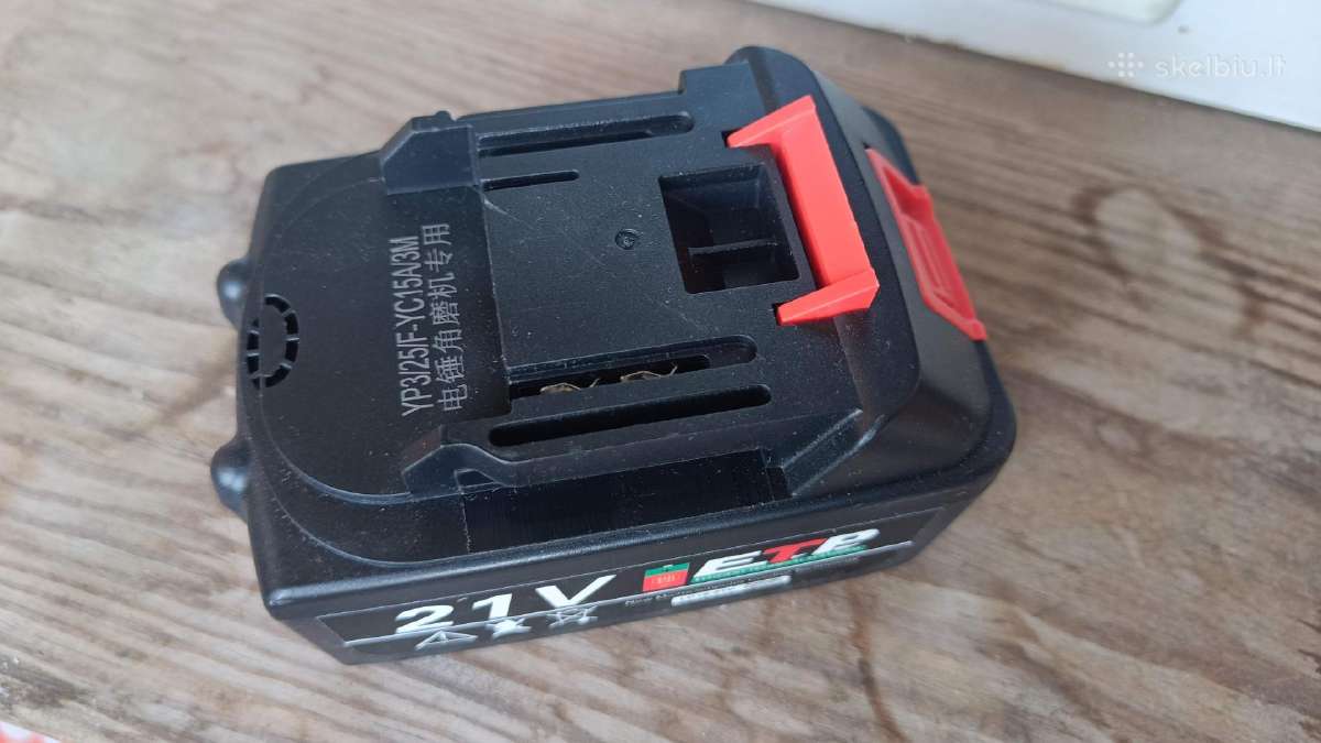 Makita 18v 21v irankių akumuliatorius, pakrovejas - nuotraukos Nr. 4