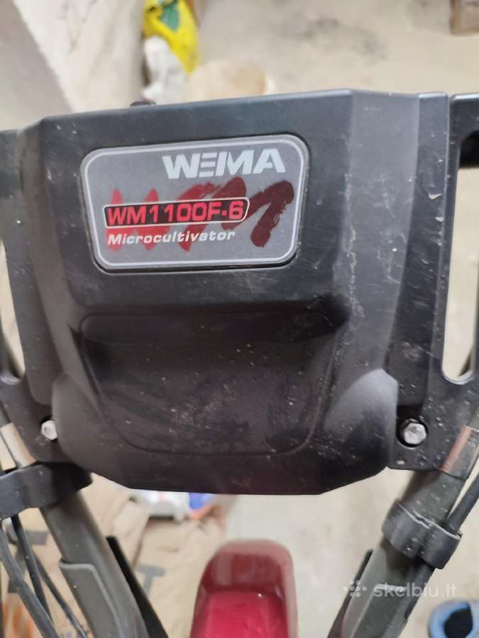 Parduodamas motoblokas Weima Wm 1100f-6 su priedai