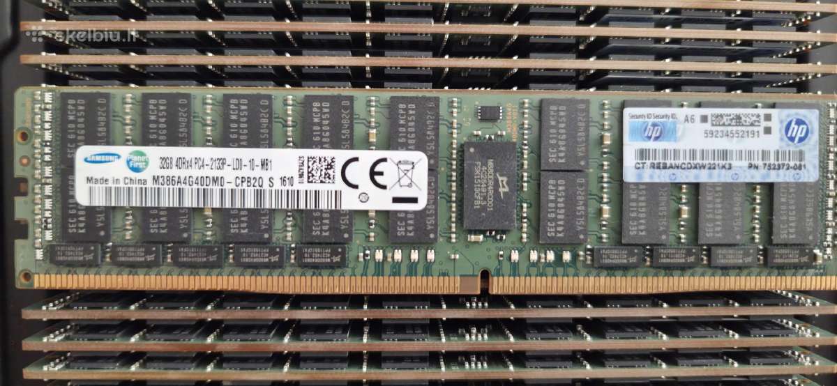 RAM Ecc Rdimm Ddr4 64gb, 32gb, 16gb, 8gb - nuotraukos Nr. 8