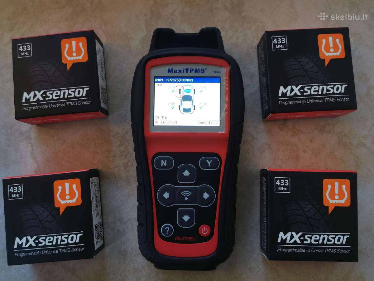 Tpms padangų slėgio davikliai, jų programavimas - nuotraukos Nr. 2