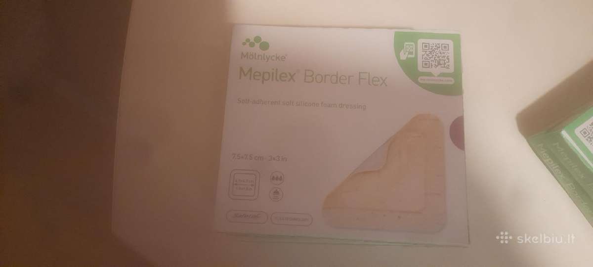 Gydomieji pleistrai Mepilex Border Flex - nuotraukos Nr. 2