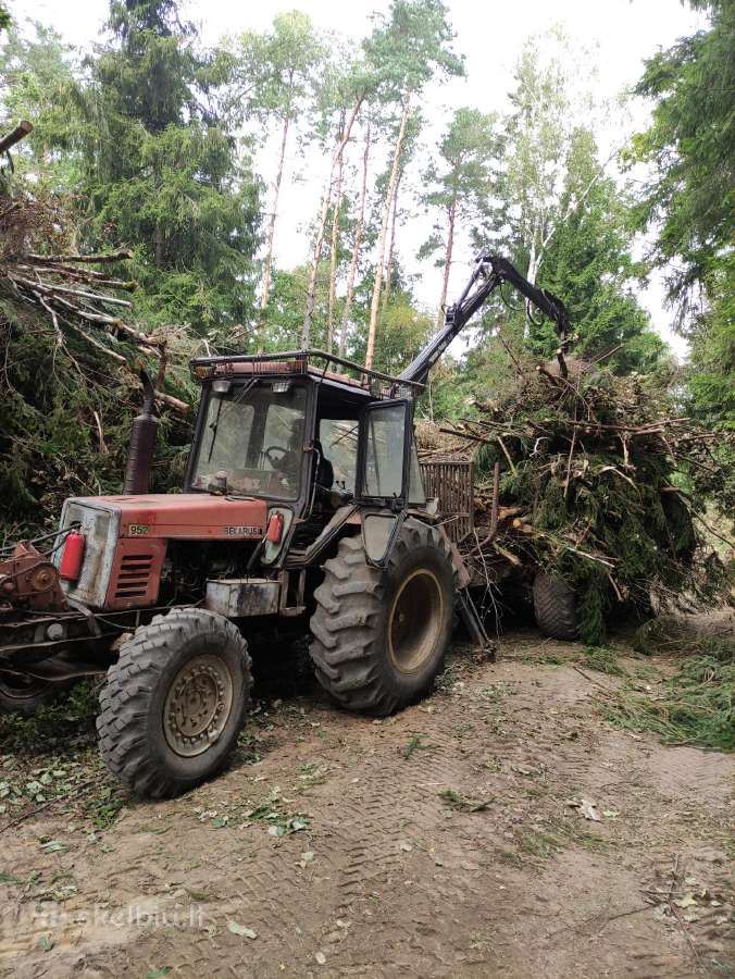 Miško traktorius mtz 952 su priekaba - nuotraukos Nr. 21