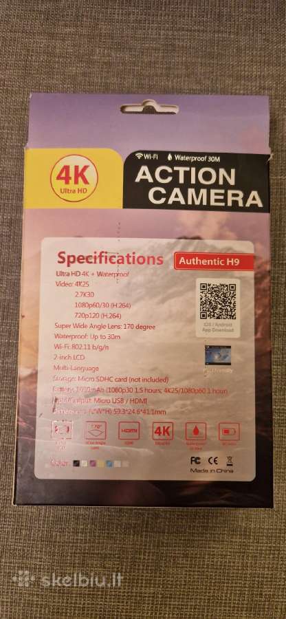 4k Action Camera - nuotraukos Nr. 2