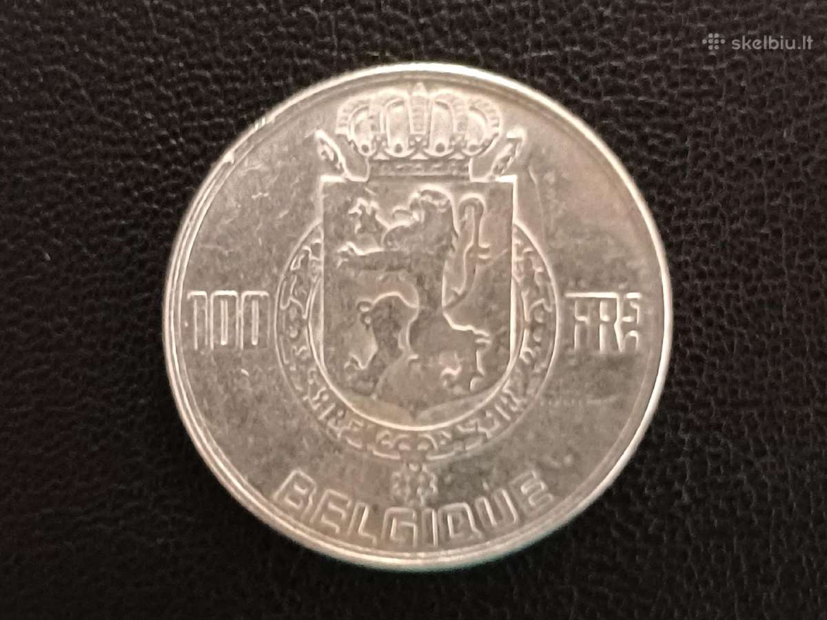 (687) 100 frankų 1950m. Belgija sidabras