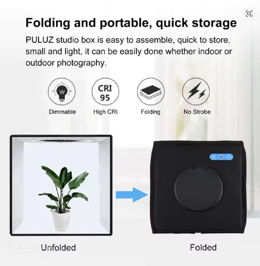 Soft Box 12 Colors Backdrops 245 * 245 * 245mm - nuotraukos Nr. 5