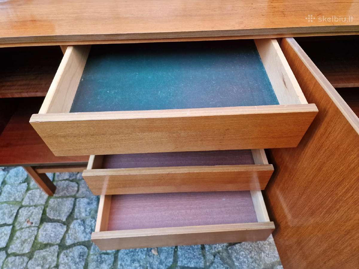 Vintažinė mid century riešutmedžio indauja/komoda - nuotraukos Nr. 18