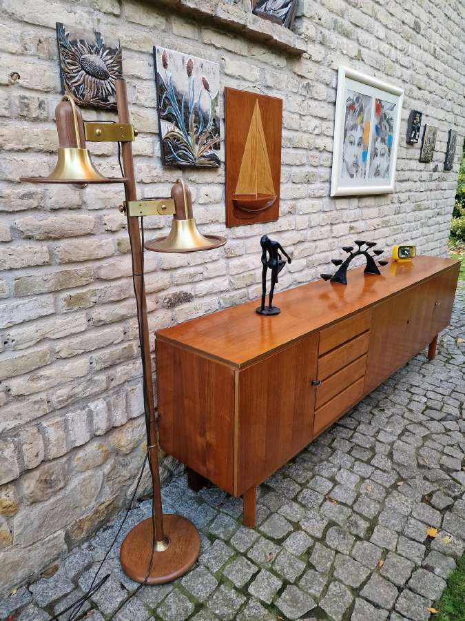 Vintažinė mid century riešutmedžio indauja/komoda - nuotraukos Nr. 34
