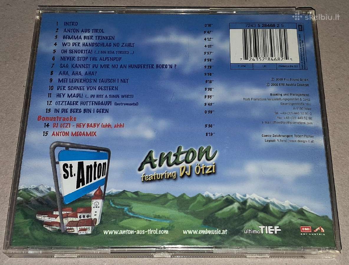 Anton Featuring Dj Ötzi – Das Album (Audio CD) - nuotraukos Nr. 2