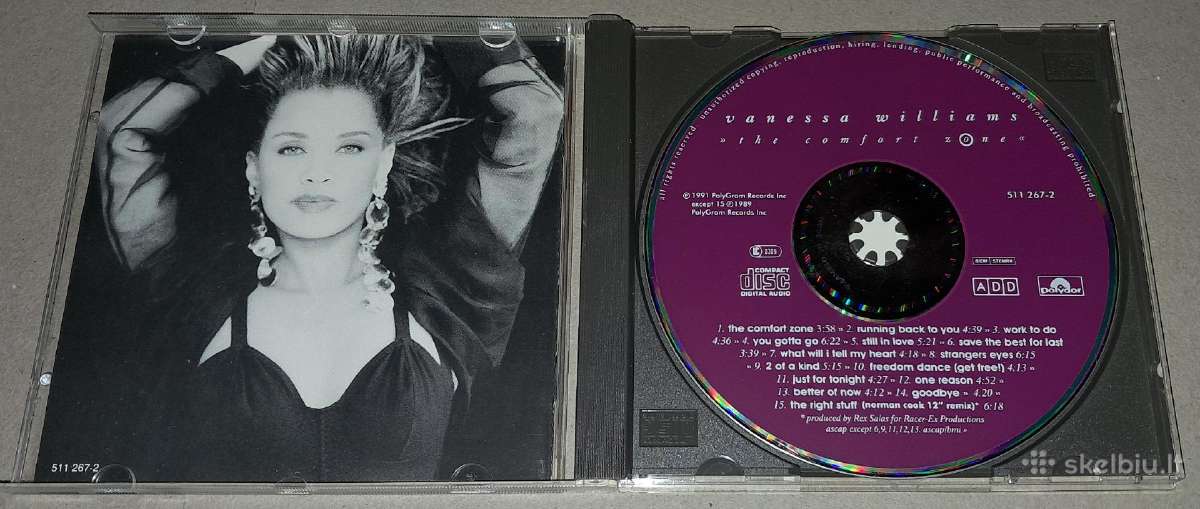 Vanessa Williams – The Comfort Zone (Audio CD) - nuotraukos Nr. 3
