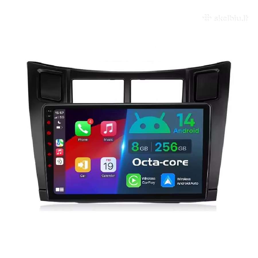 Toyota Yaris 2005-2017 android multimedija - nuotraukos Nr. 2