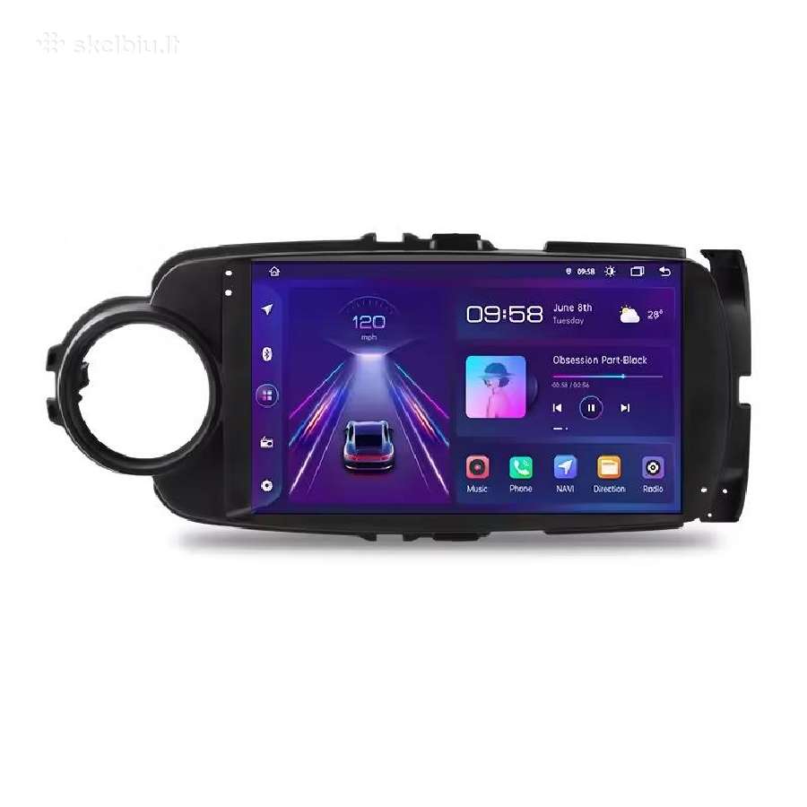 Toyota Yaris 2005-2017 android multimedija - nuotraukos Nr. 5