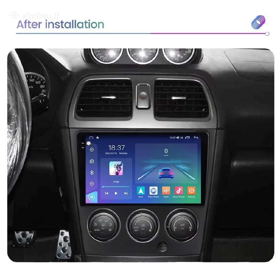 Subaru Impreza 2002-2013 android multimedija - nuotraukos Nr. 7