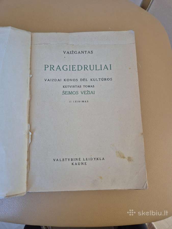 Vaižgantas Pragiedruliai Iv tomas - nuotraukos Nr. 2