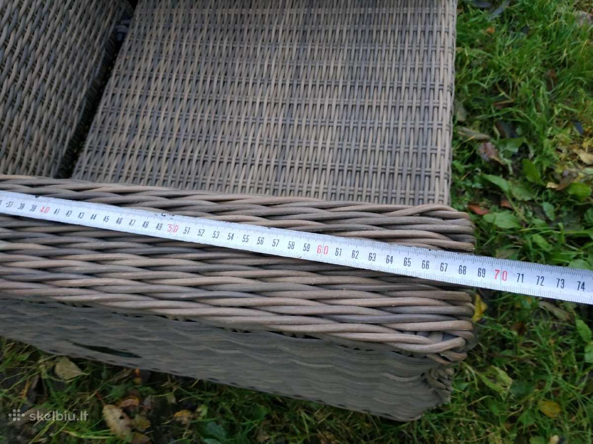 Atlošiama lauko kėdė kreslas sodo - nuotraukos Nr. 8