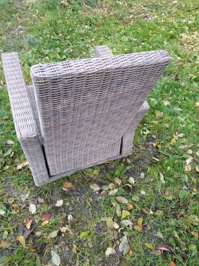 Atlošiama lauko kėdė kreslas sodo - nuotraukos Nr. 6