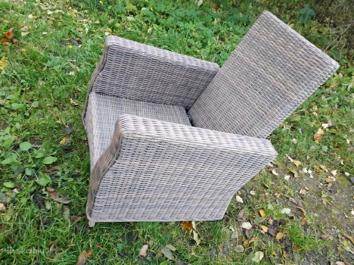 Atlošiama lauko kėdė kreslas sodo - nuotraukos Nr. 2