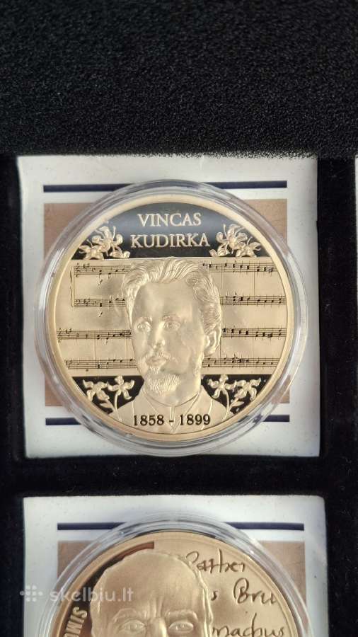 Monetaria paauksuotų medalių kolekcija pigiau - nuotraukos Nr. 5