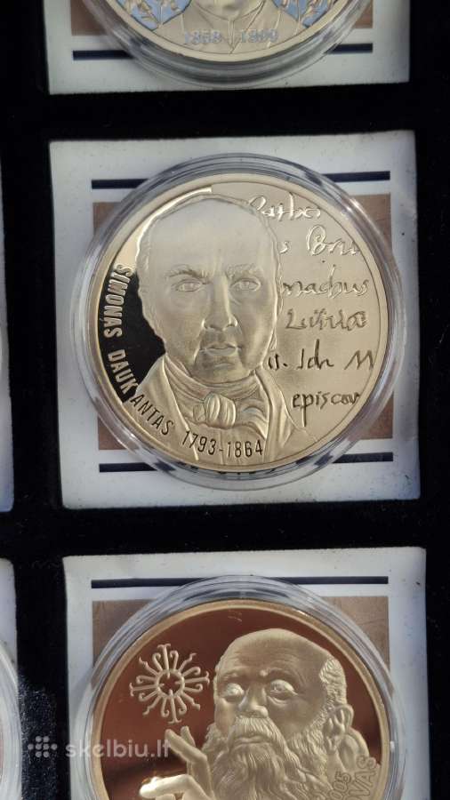 Monetaria paauksuotų medalių kolekcija pigiau - nuotraukos Nr. 8
