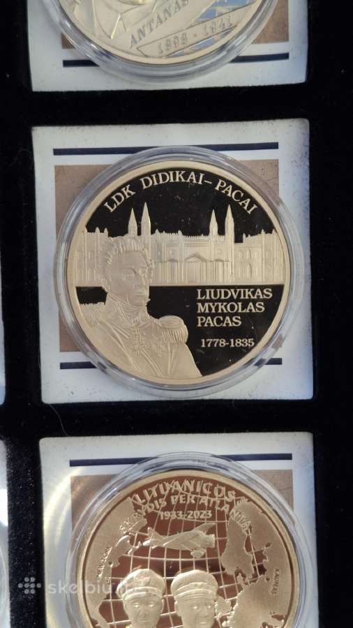 Monetaria paauksuotų medalių kolekcija pigiau - nuotraukos Nr. 16