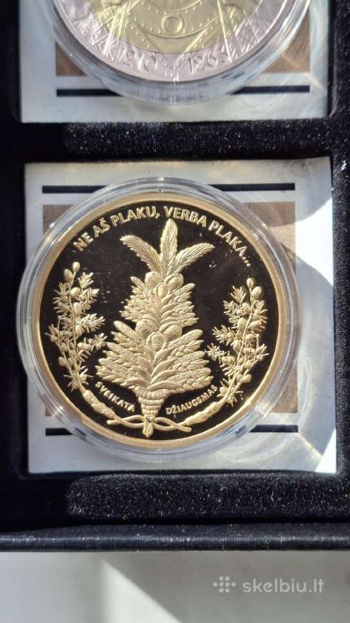 Monetaria paauksuotų medalių kolekcija pigiau - nuotraukos Nr. 17