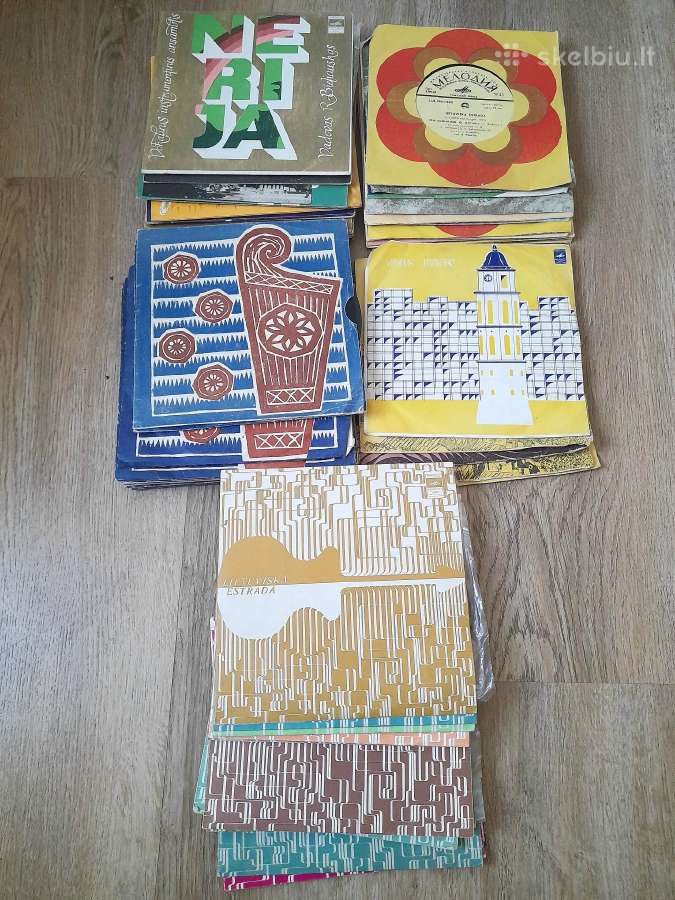 Lietuviškos plokštelės 45vnt.