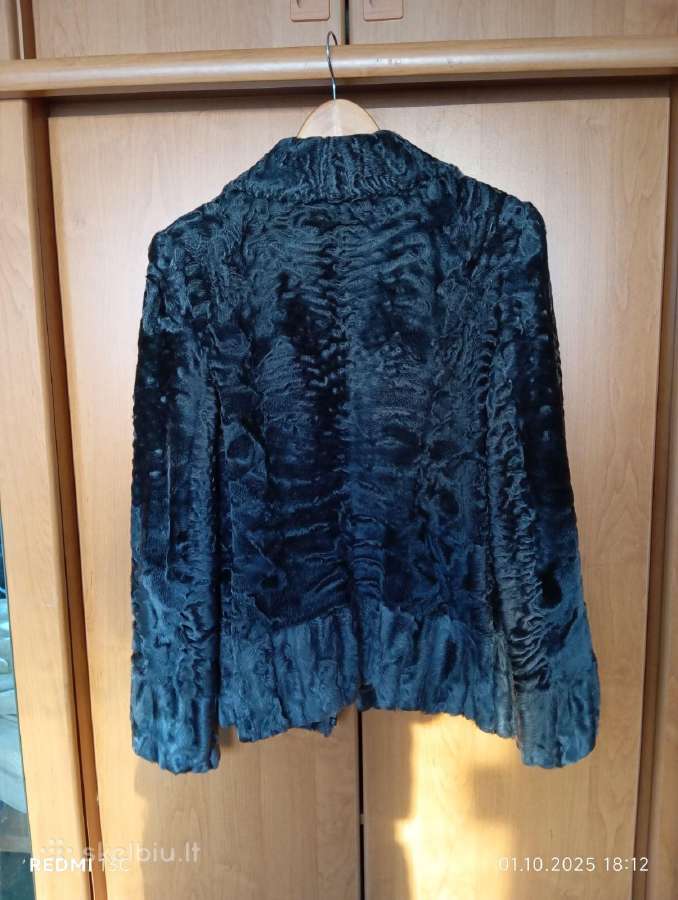 Moteriška Karakul kailinė striukė, 38-40 dydis - nuotraukos Nr. 2