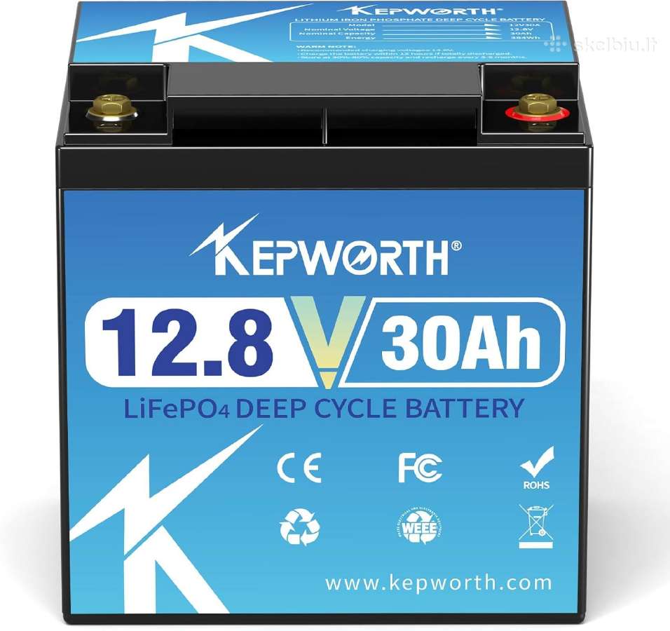 Kepworth Lifepo4 akumuliatoriai 12/24v 30-300ah - nuotraukos Nr. 8
