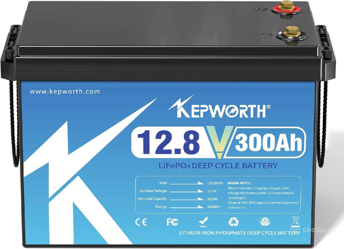 Kepworth Lifepo4 akumuliatoriai 12/24v 30-300ah - nuotraukos Nr. 13